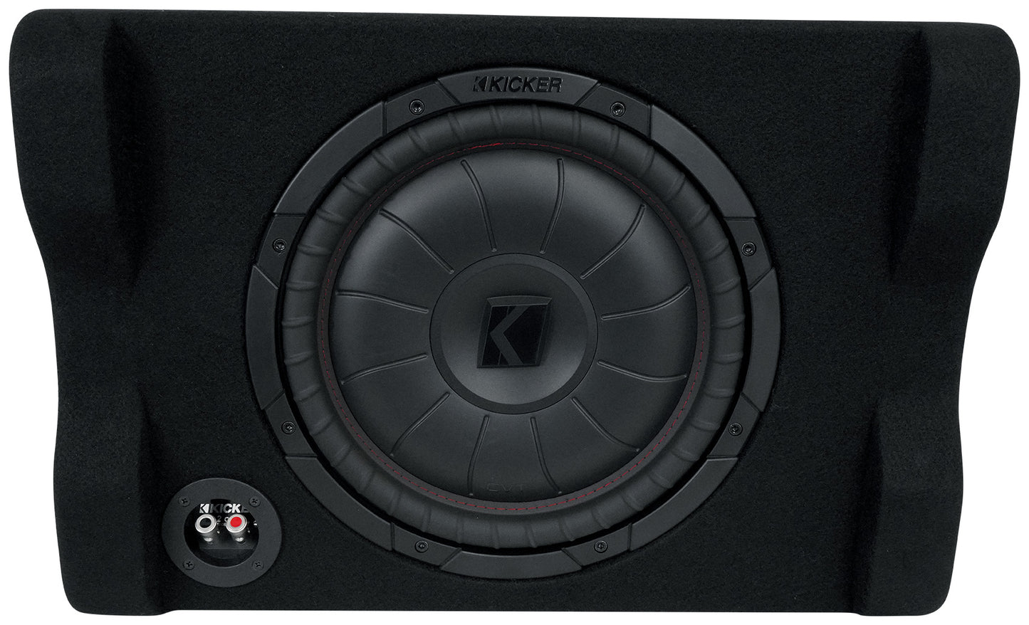 KICKER 48CVTDF122 CVTDF Down-Firing 12" 800w Subwoofer+Sub Box+Amplifier+Amp Kit
