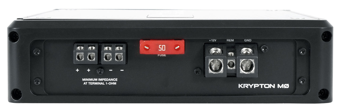 KRYPTON M0 Mono Amplifier + 4‑Gauge Amp Wiring Kit Bundle