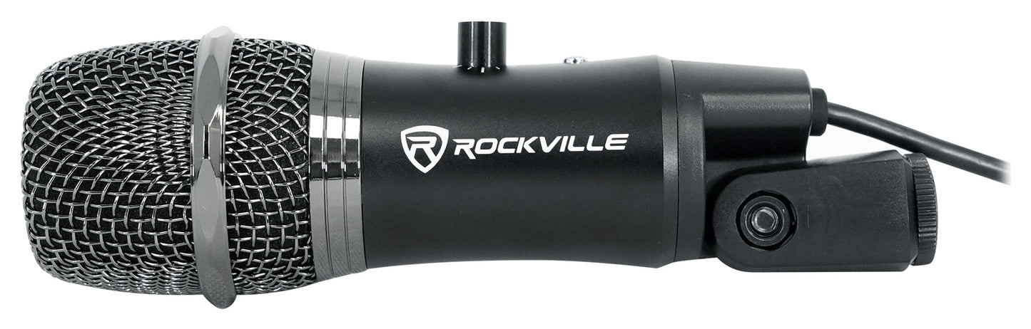 A-STREAM Live Streaming USB Microphone + PRO-M50 Studio Headphones Bundle