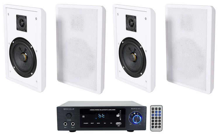 BLUAMP 150 + RockSlim White 4-Pack Bundle