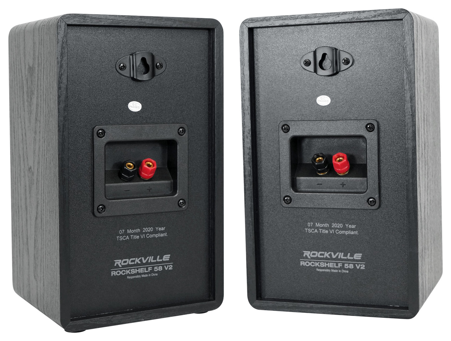 BLUAMP 150 + RockShelf 58B 5.25" Speakers 4-Pack + Wired Mic Bundle