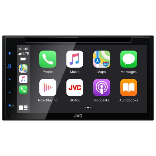JVC KW-V66BT 6.8" CD/DVD Player Apple Carplay Bluetooth Android Receiver+Camera