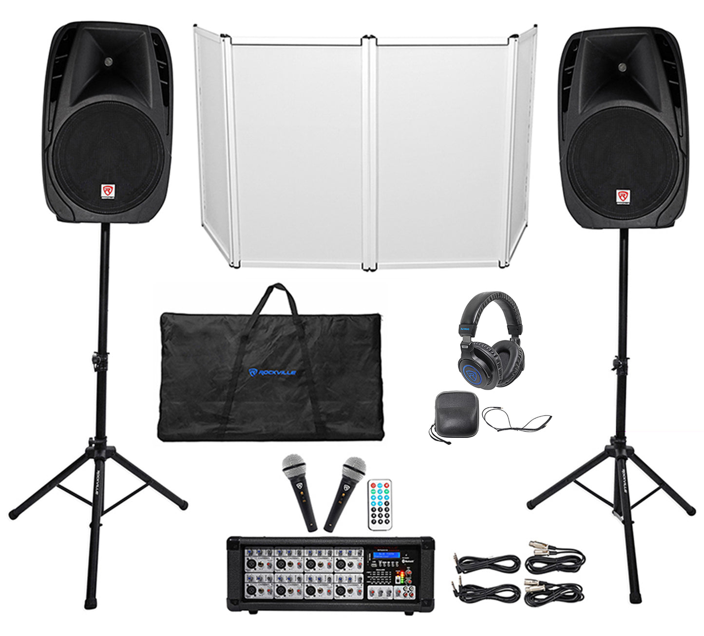 RPG2X15 PA System + DJ Event Facade Bundle