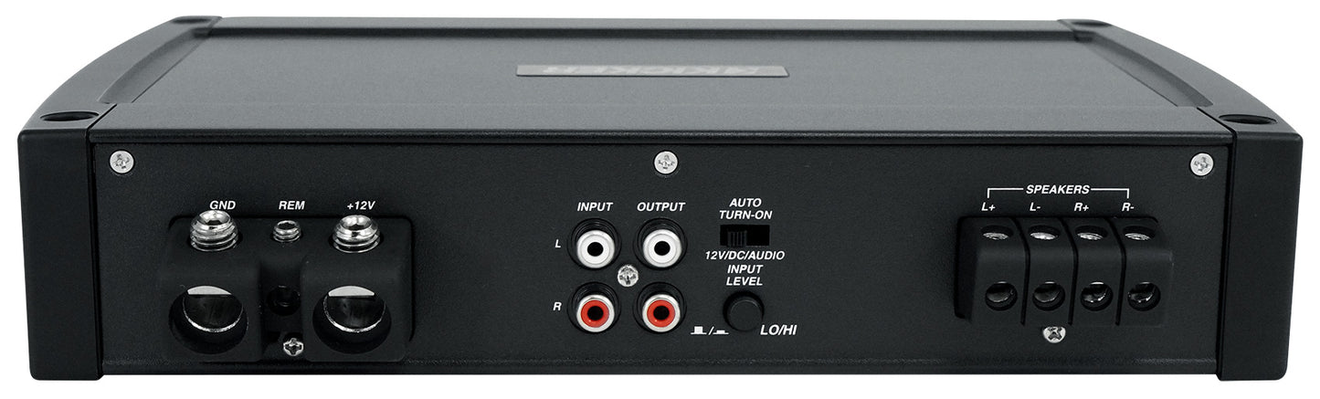 KICKER 48KXMA12002 1200 Watt 2-Channel Marine Boat Amplifier+Amp Kit KXMA1200.2