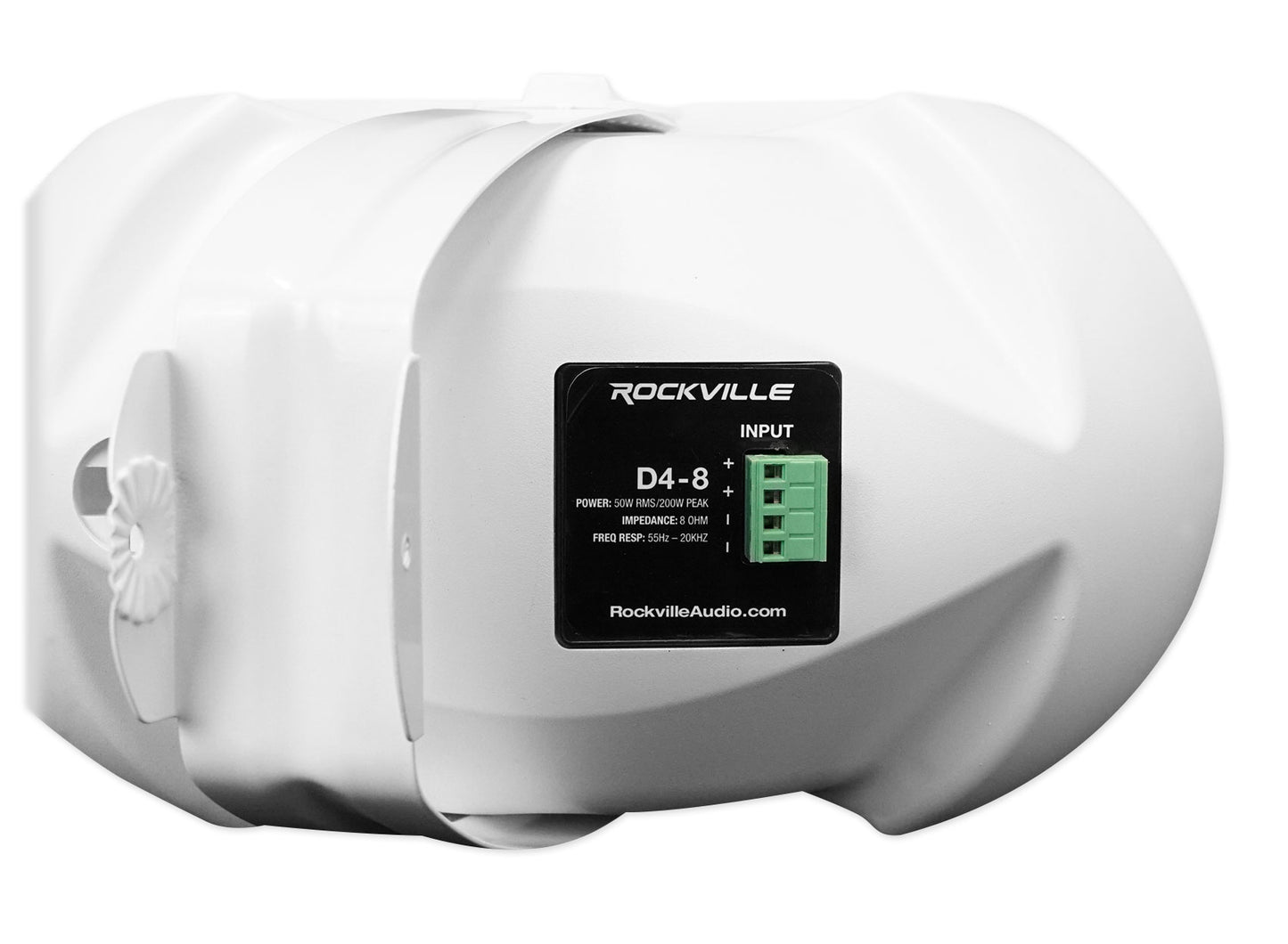 BLUAMP 150 + D4-8 White 4-Pack Speaker System Bundle