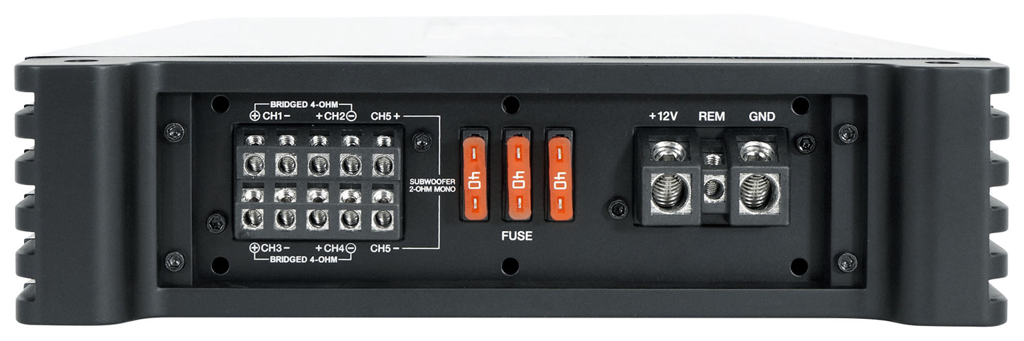 DBM50 5‑Channel Amp + RMWK4 4 AWG Kit 2‑Pack Bundle