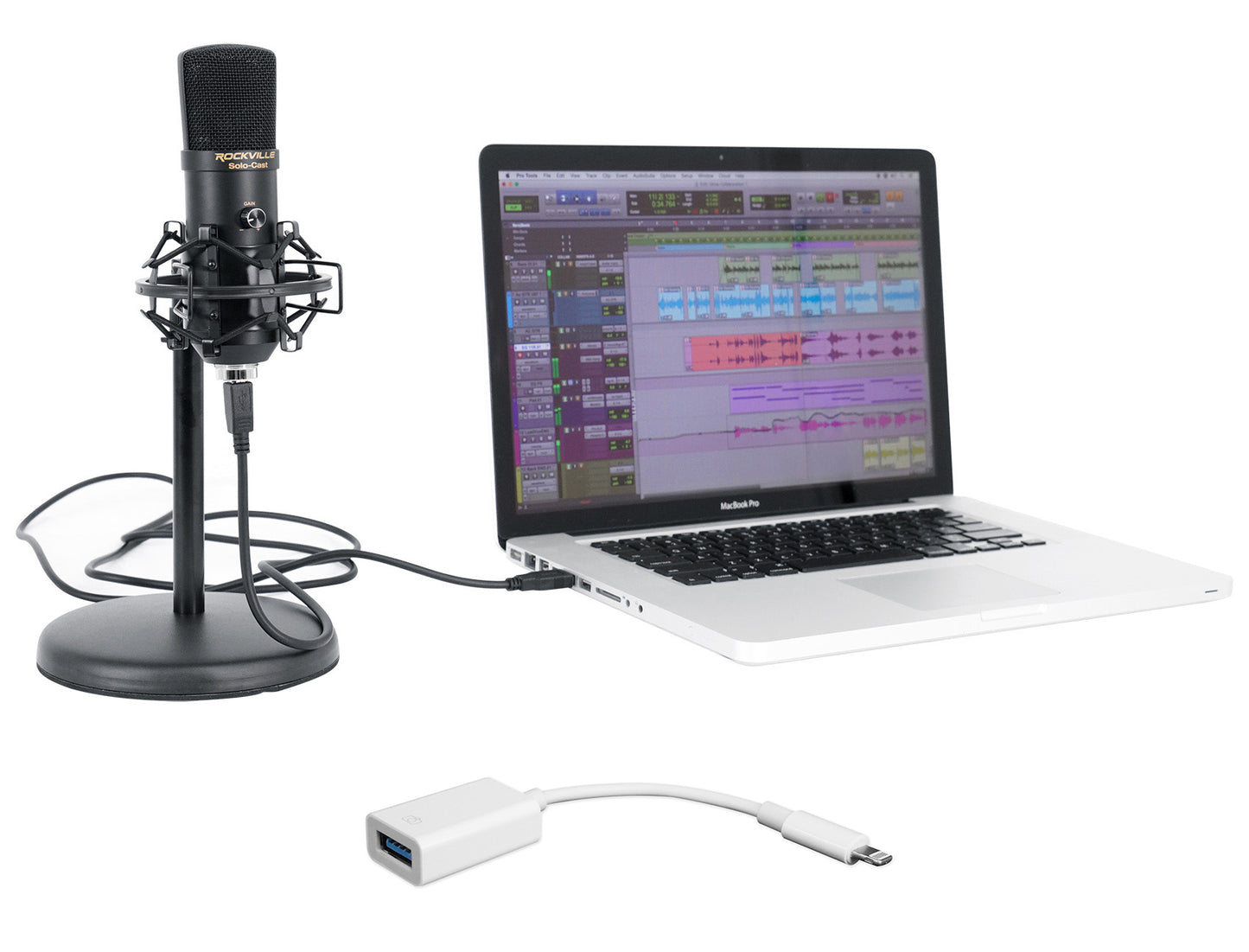 Solo-Cast + iUSB Lightning Adapter Bundle