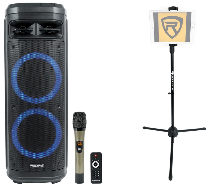 Go Party ZR10 + iStand 20 Tablet Stand Bundle
