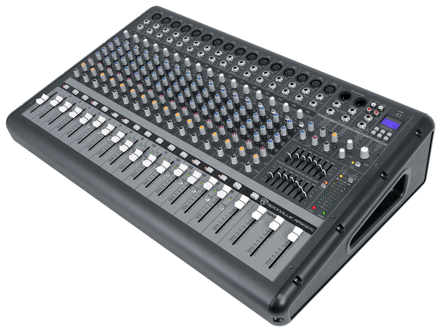 RPM1870 Mixer + 3-Pack Mics Bundle