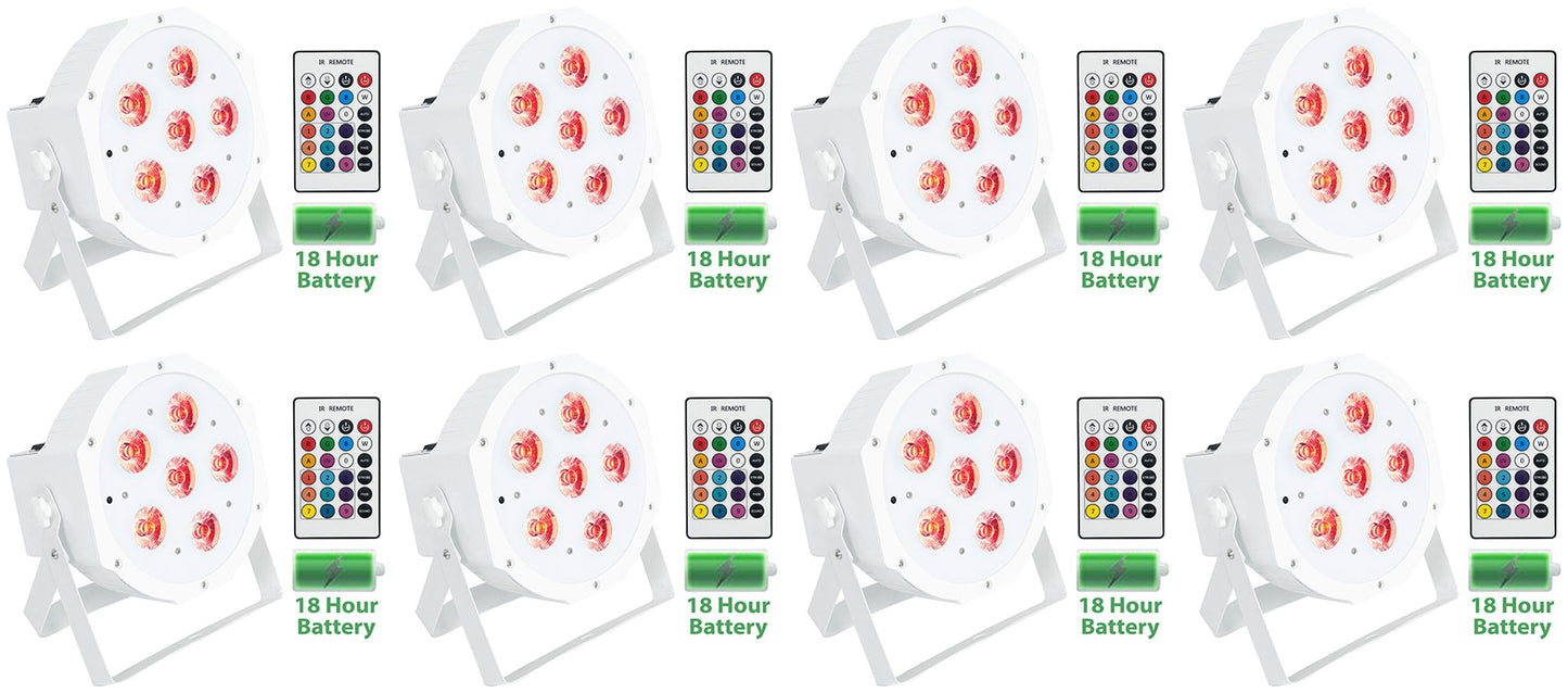 BATTERY PAR 61 White 8-Pack