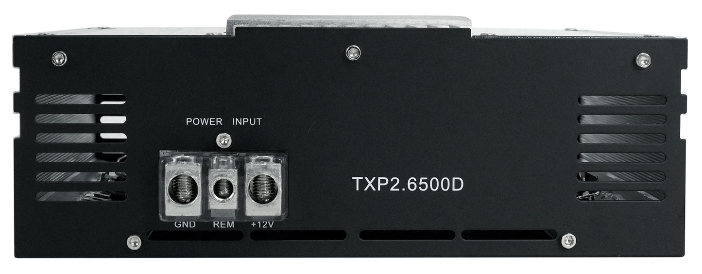 Soundstream TXP2.6500D 6500 Watt 2-Channel Class D Car Audio Amplifier+Amp Kit