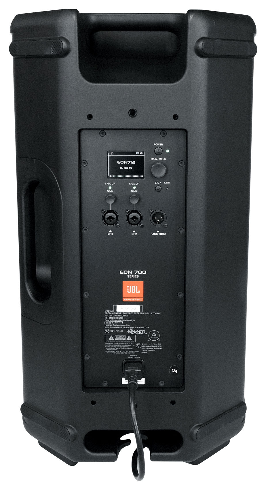 JBL EON712 12" 1300 Watt Powered Active DJ PA Speaker w/Bluetooth/DSP+Microphone