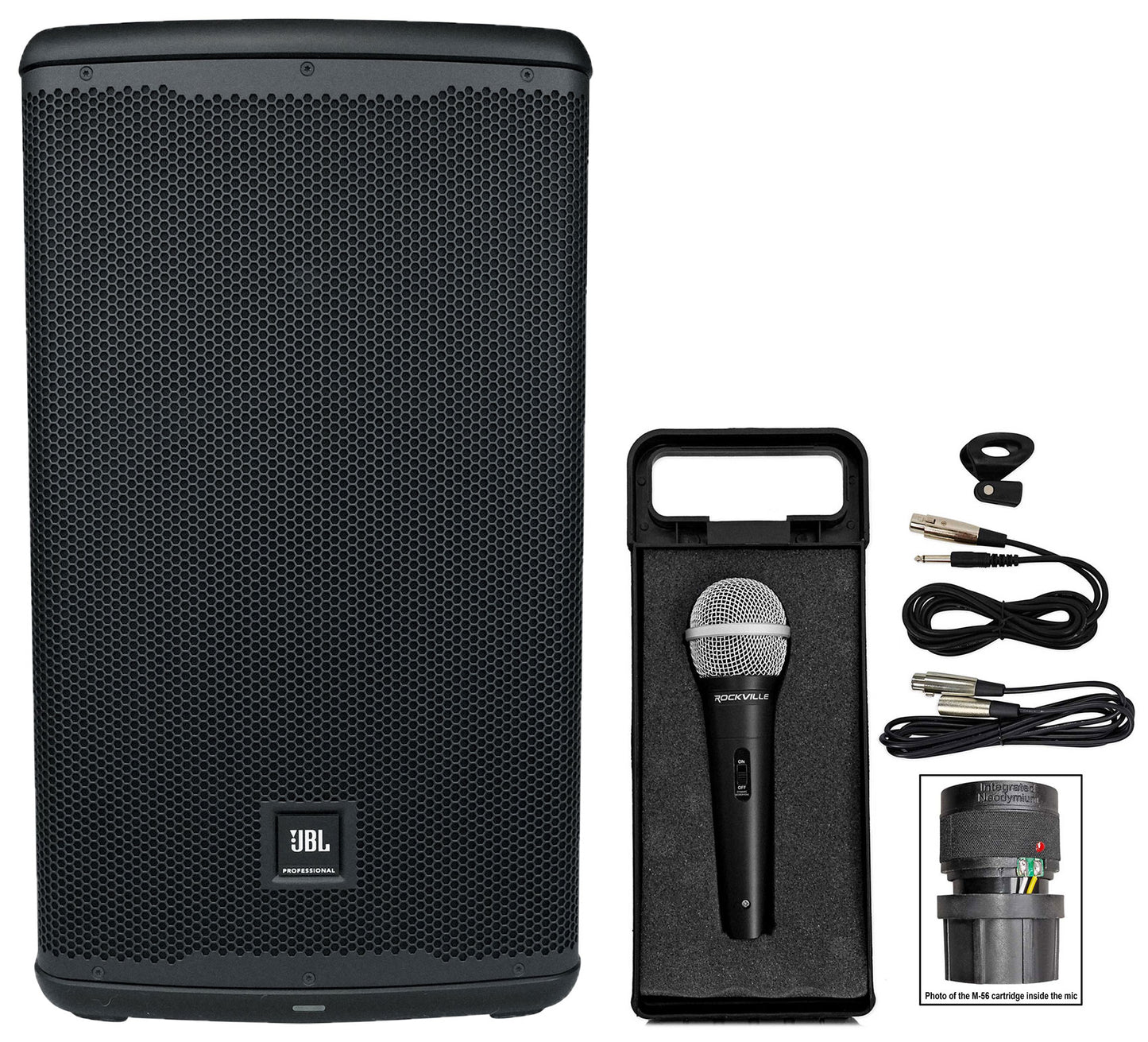 JBL EON712 12" 1300 Watt Powered Active DJ PA Speaker w/Bluetooth/DSP+Microphone