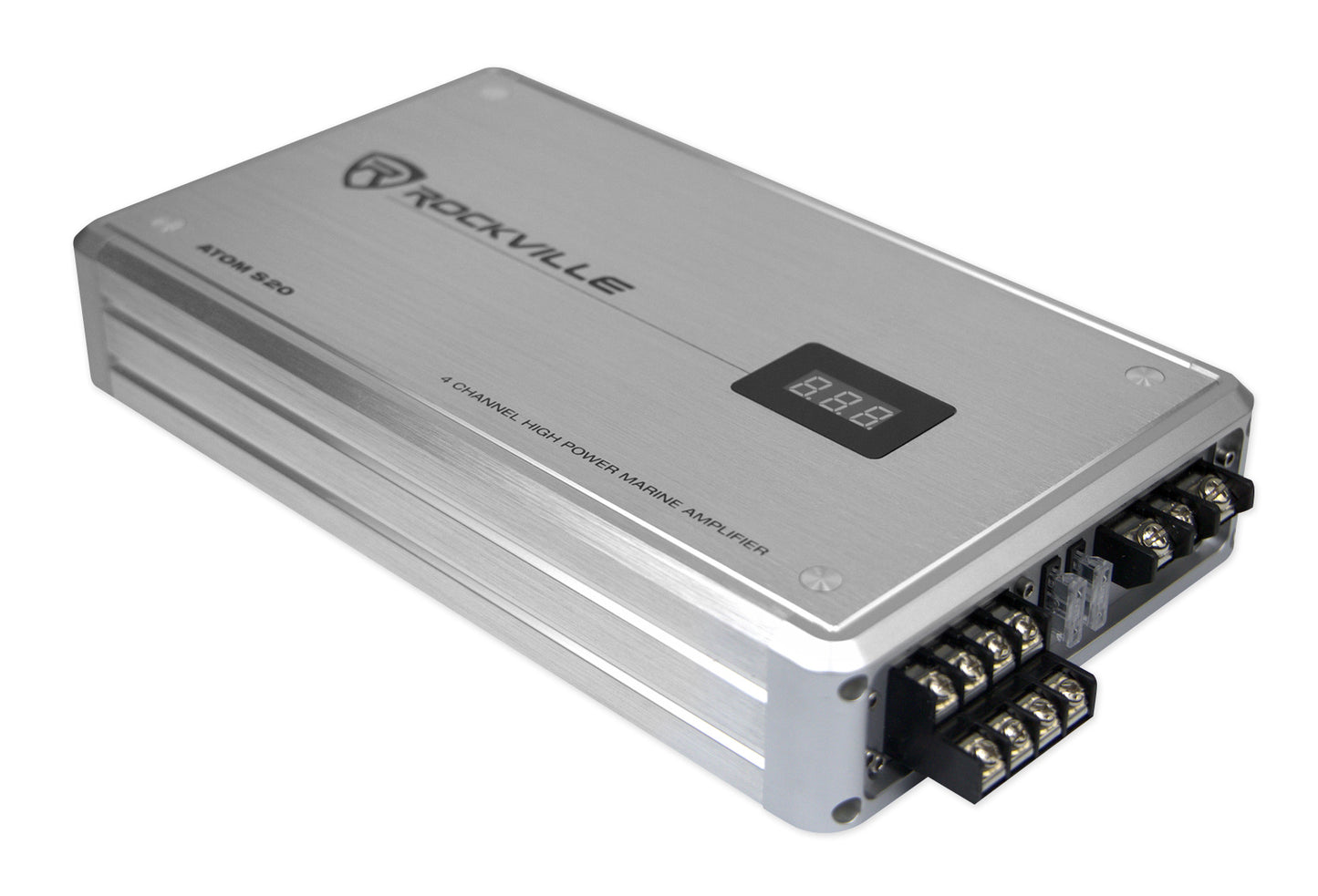 RKL65MBW 4-Pack + ATOM S20 Marine Amplifier Bundle