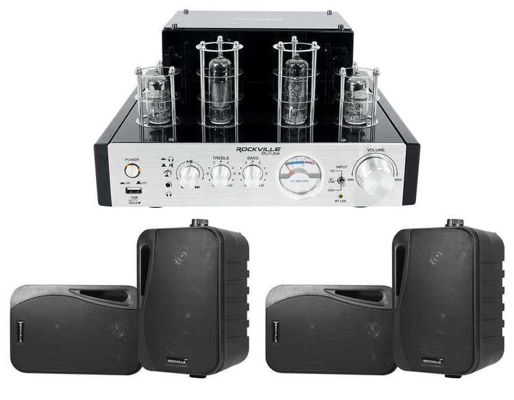 BluTube + HP4S‑8 BK 4-Pack Bundle