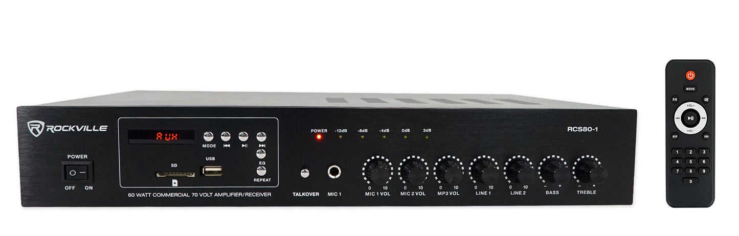 RCS80-1 + Pair Rock Slim 70W
