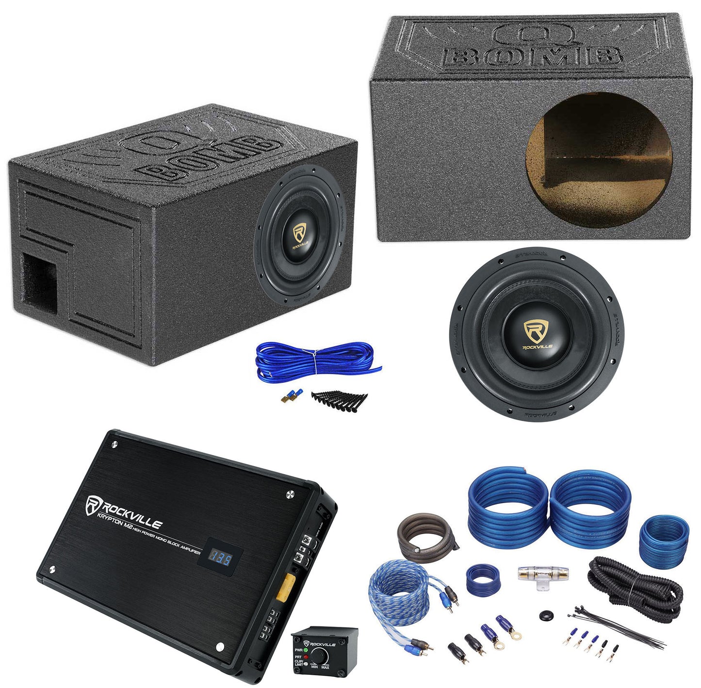 W10K9D2 10 + KRYPTON-M2 Amplifier Bundle