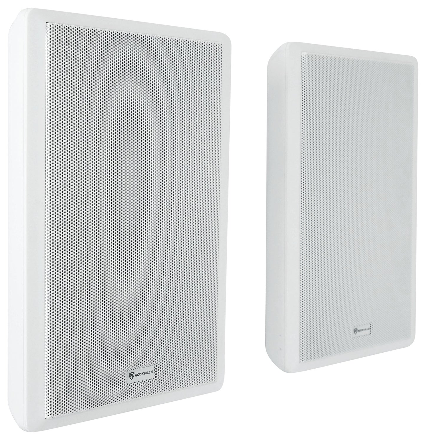JBL Commercial Amplifier+(6) Slim White Wall Speakers for Restaurant/Bar/Cafe