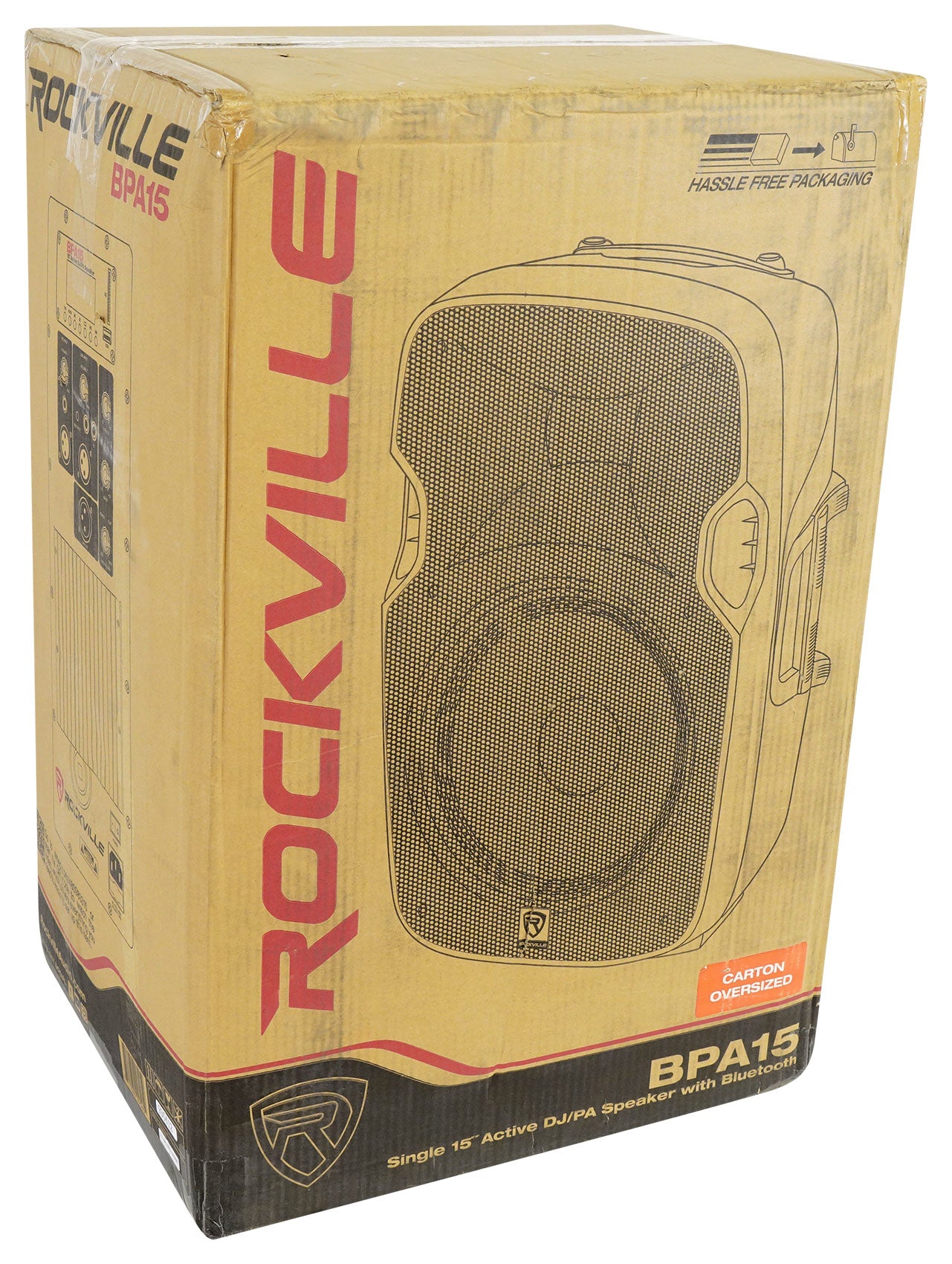 BPA15 15" Speakers 2-Pack + 15" Subwoofer, Stands, Cables Bundle