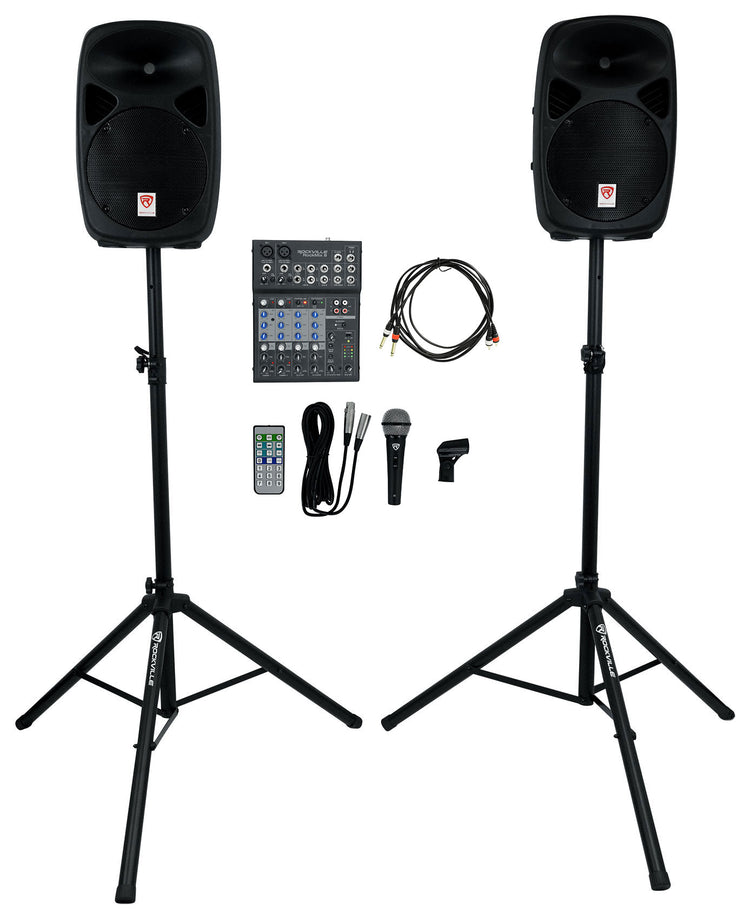 RPG102K 2-Pack + RockMix 8 Mixer Bundle