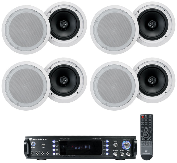 RPA60BT V2 + HC85-16 White 8-Pack Bundle