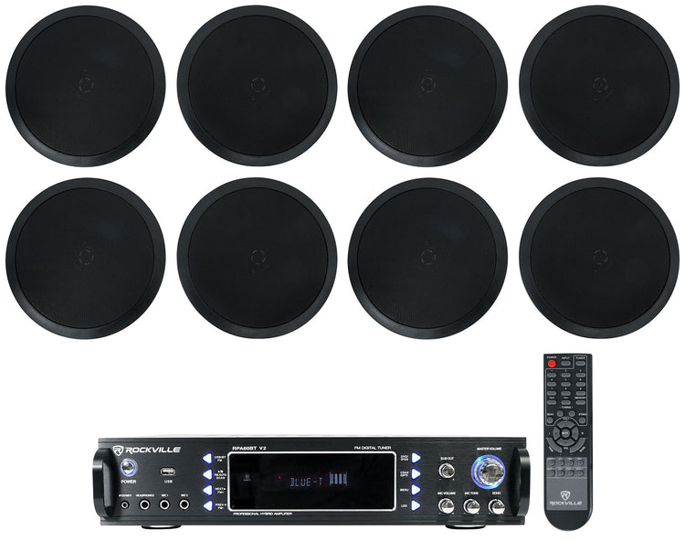 RPA60BT V2 + HC85-16 Black 8-Pack Bundle