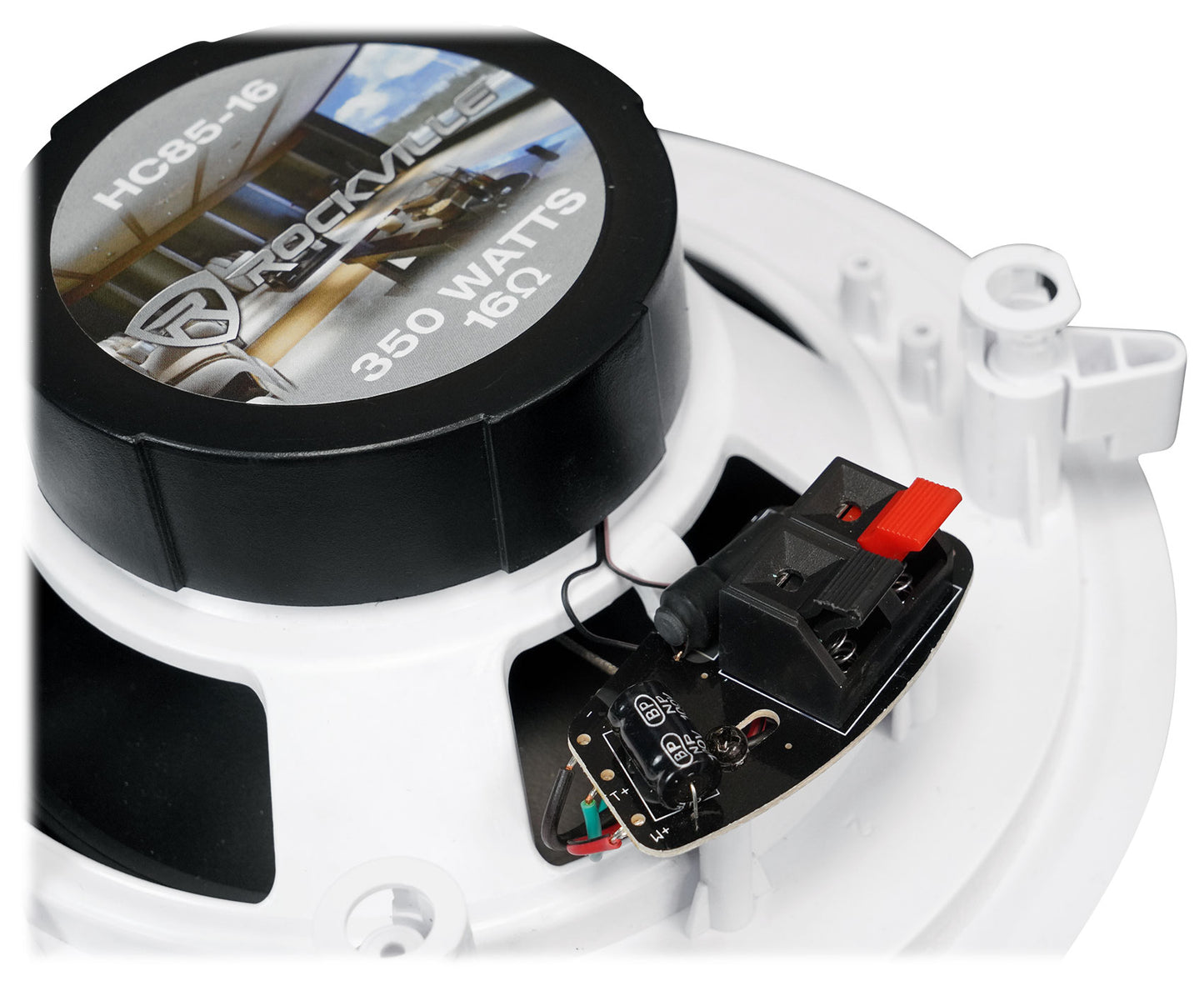 RPA60BT Receiver + HC85-16 White 8" Speakers 4-Pair Bundle