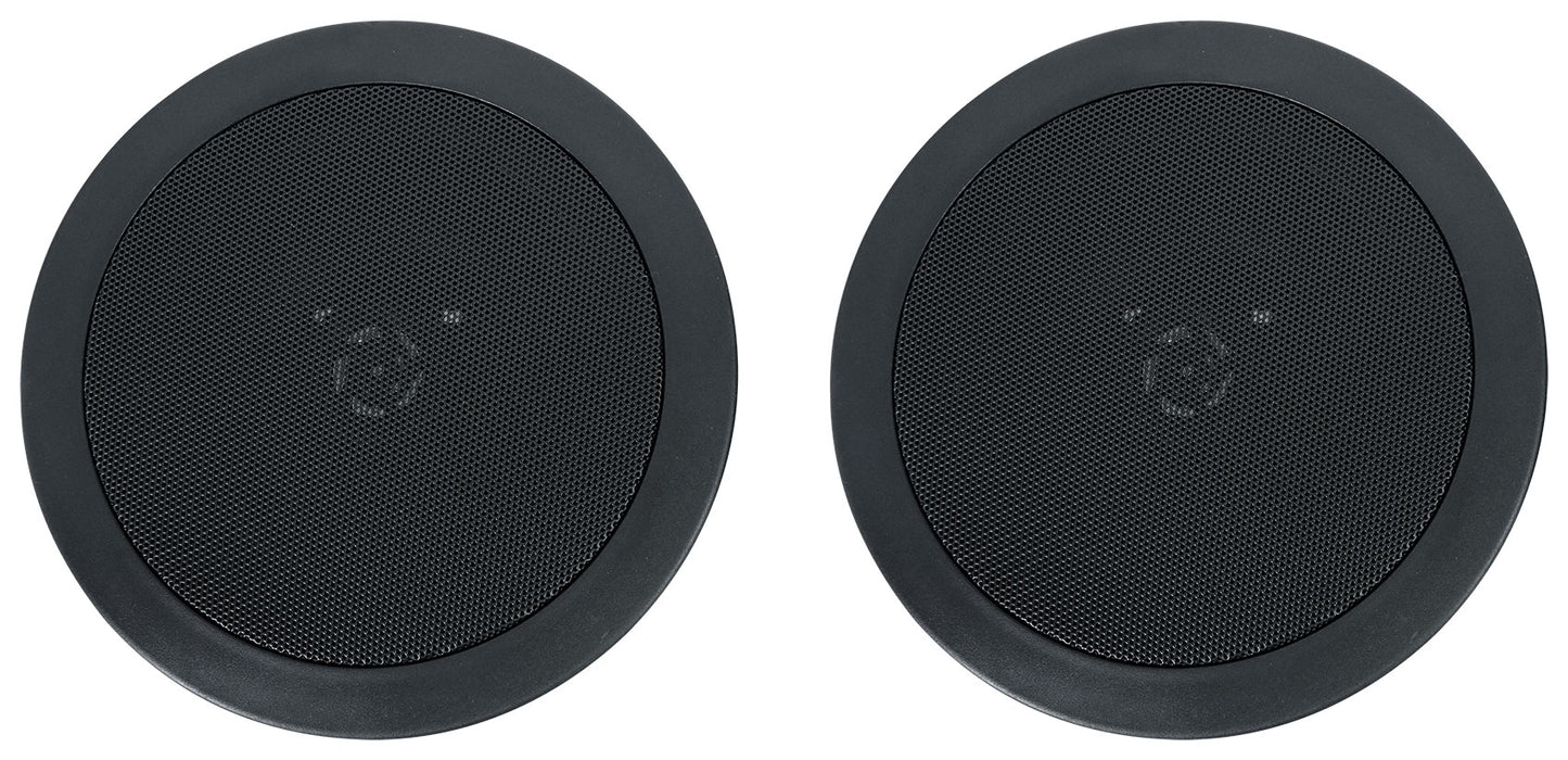 RPA60BT Receiver + HC55-16 Black 5.25" Speakers 4-Pair Bundle