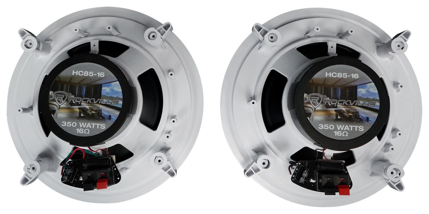 RPA60BT V2 + HC85-16 White 8-Pack + Sub Bundle