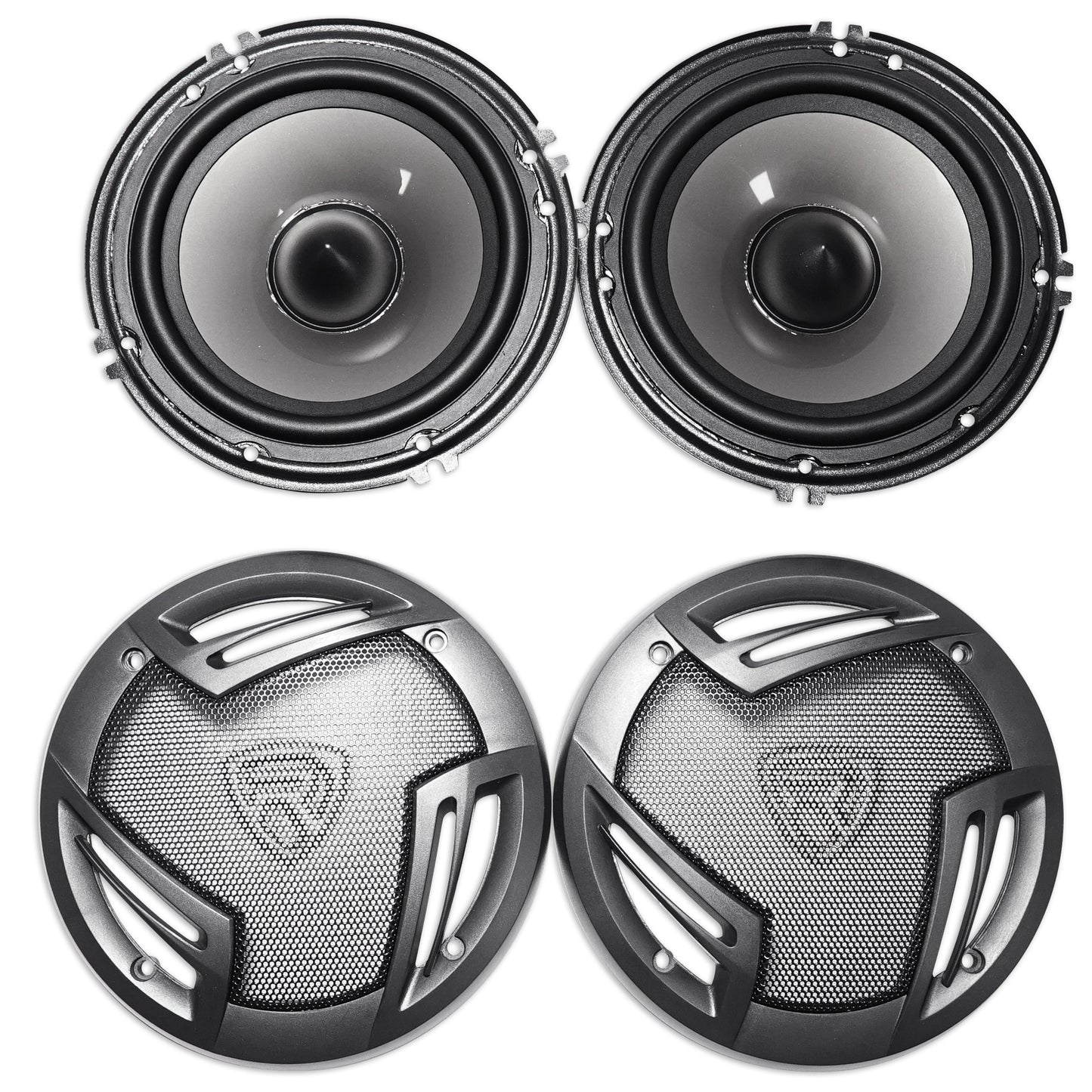 RV65.2C Components + RV6.3A 6.5" Speakers + RXA-F1 Amplifier Bundle