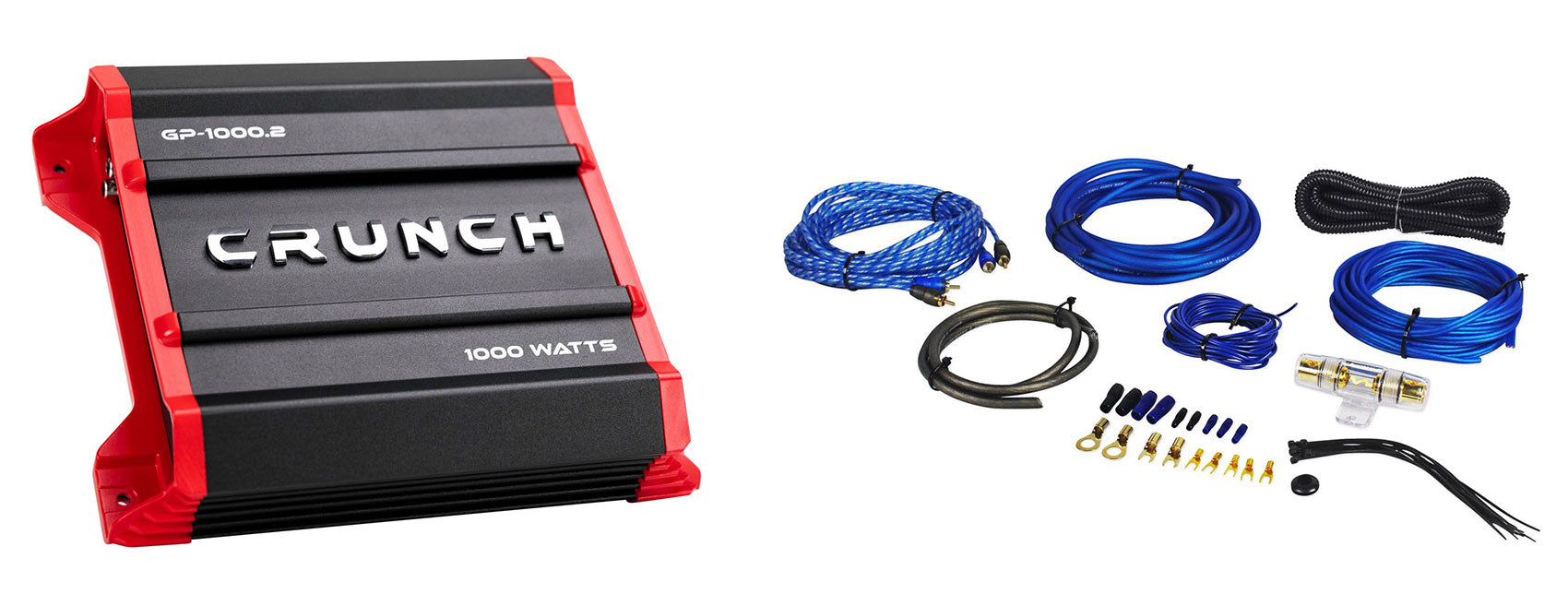 Crunch GP-1000.2 Ground Pounder 1000 Watt 2-Channel Car Stereo