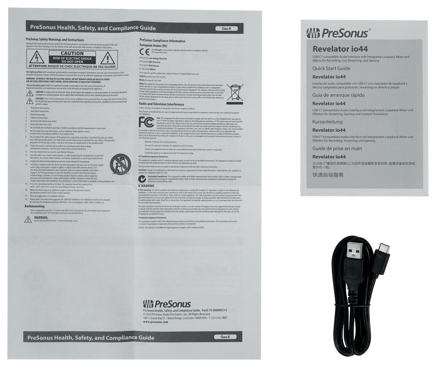 Presonus Revelator Home Studio Recording Kit w/Interface+Monitors+Mic+Headphones