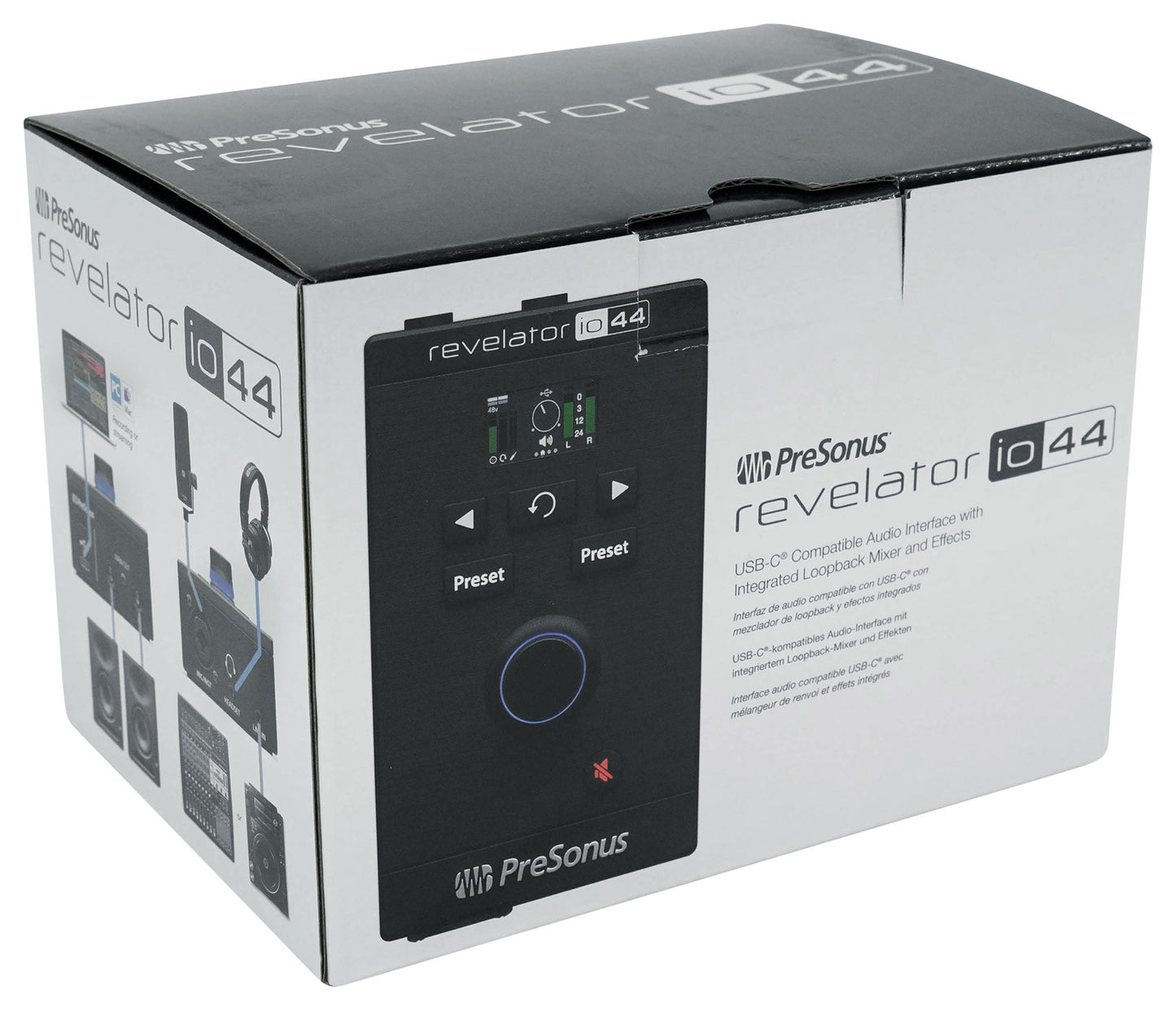 Presonus Revelator Home Studio Recording Kit w/Interface+Monitors+Mic+Headphones