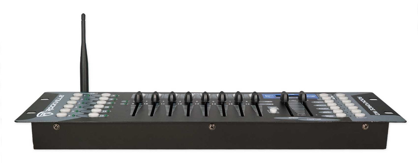 Battery Par 6RF 6-Pack + ROCKFORCE W2 Controller Bundle