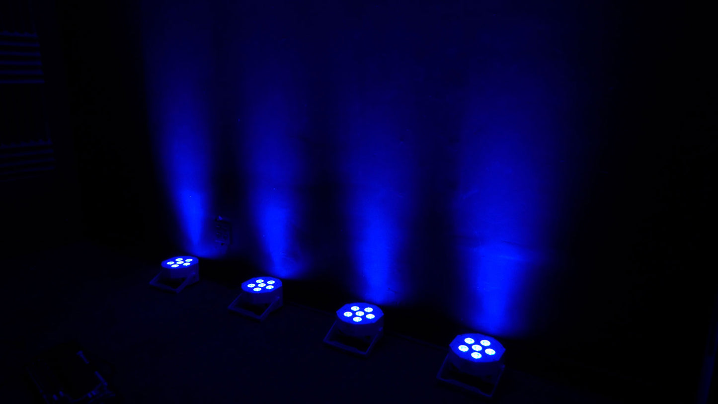 Battery Par 6RF White 2-Pack + RLB90 Lighting Bag Bundle