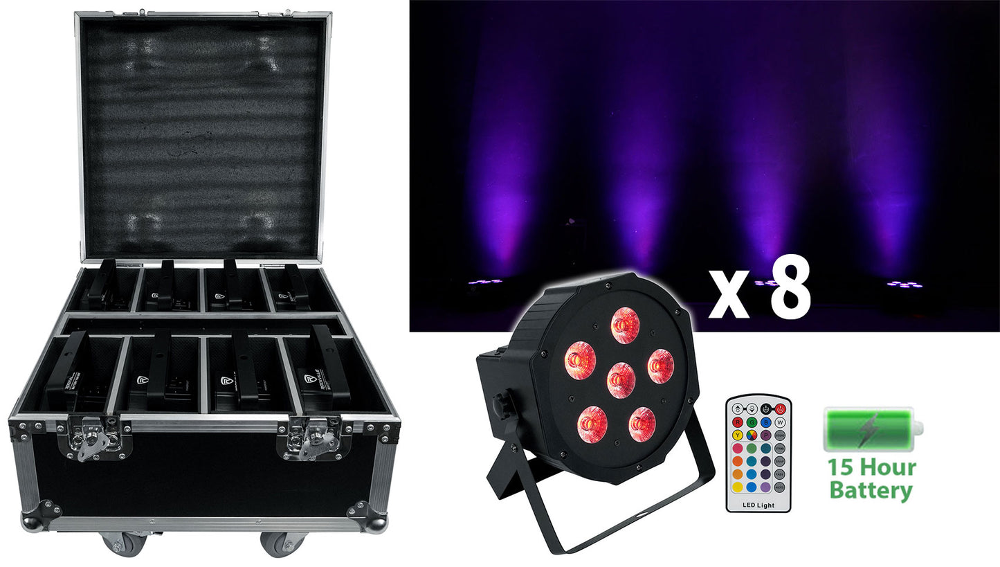 BATTERY PAR PACK 6RF BLACK