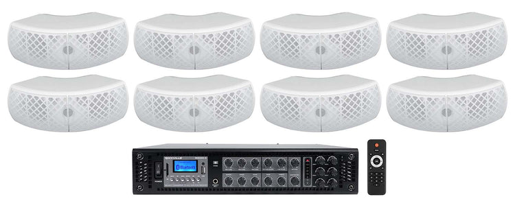 WET-D4 White 8-Pack + RCS350-6 Bundle