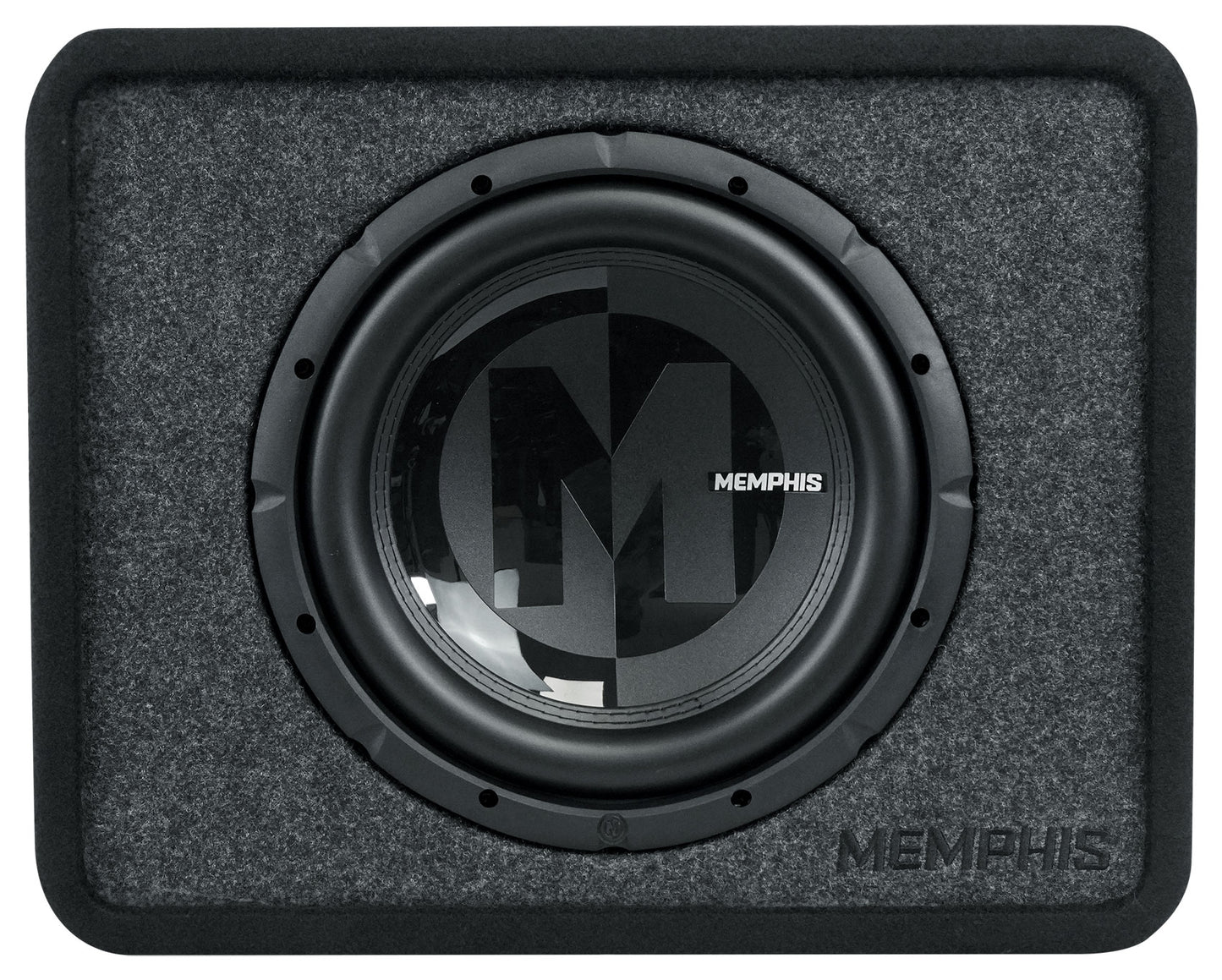 Memphis Audio PRXE12S2 600w 12" Subwoofer+Sub Box Enclosure+Amplifier+Amp Kit