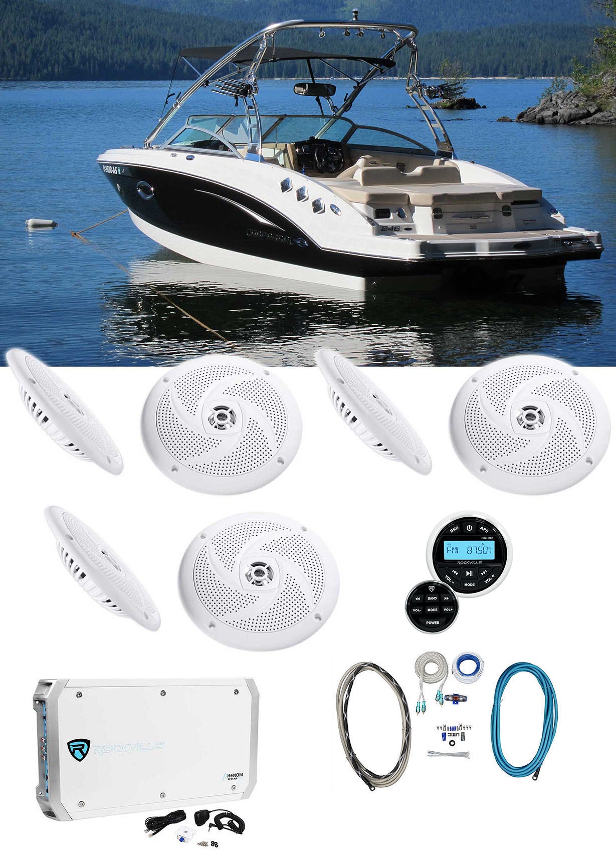 3-Pair RSM65W+RXM-S6+RGHR2 BOAT