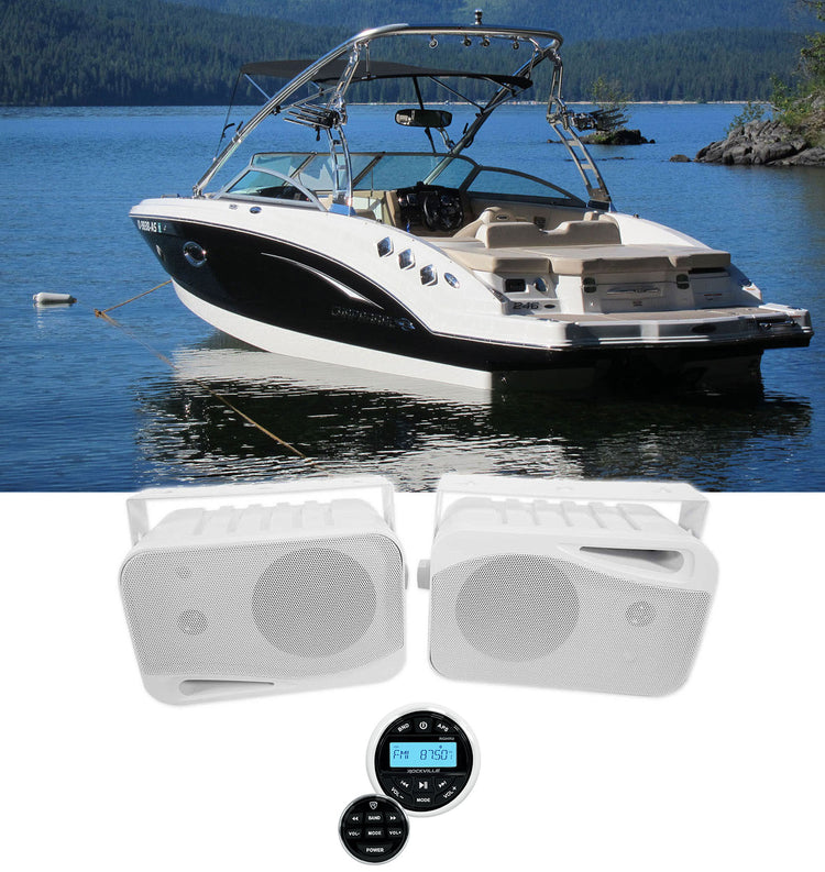 HP4S White 2-Pack + RGHR2 Marine Receiver Bundle