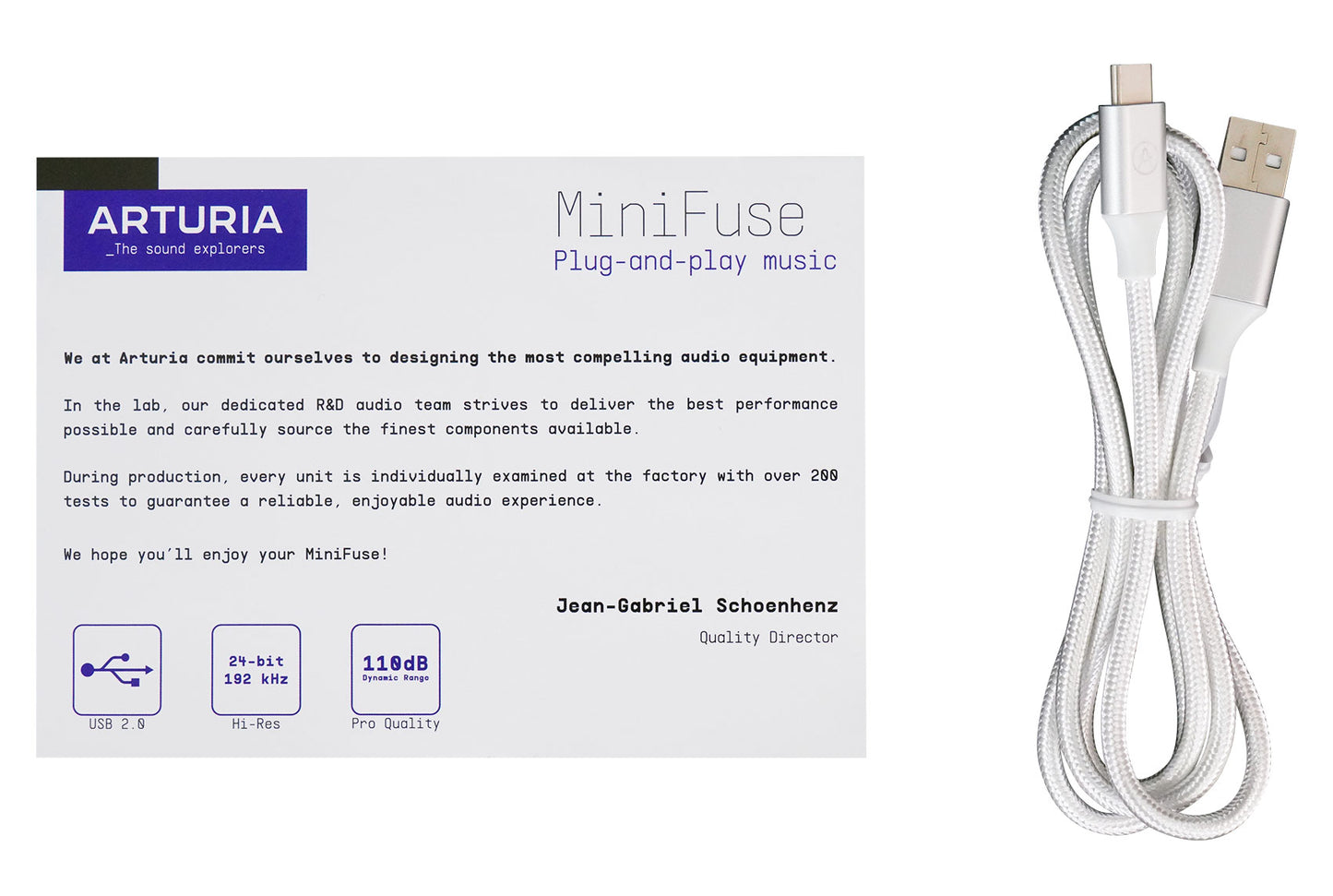 Minifuse 1 White+RMC-XLR