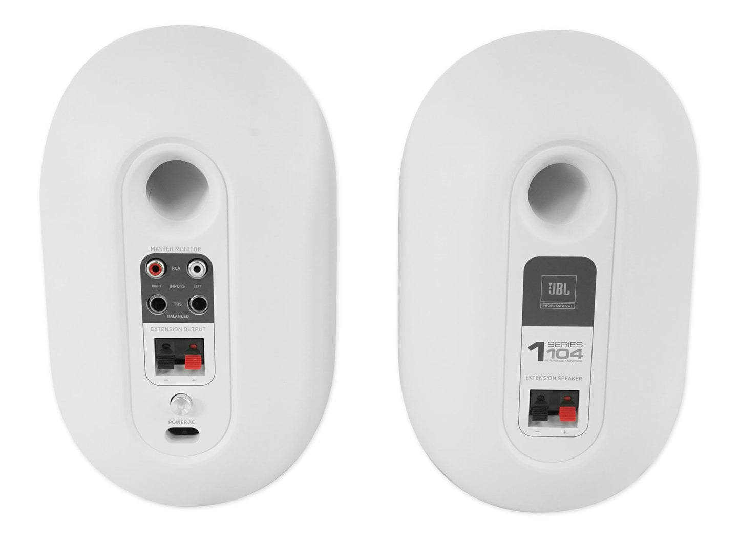 JBL 104SET-BTW Pair Bluetooth Powered Active Studio Monitors+Isolation Feet Pads