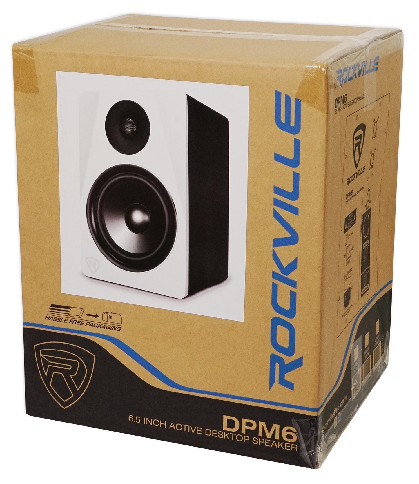 DPM6W White 2-Pack + ISOPAD Isolation Feet Bundle