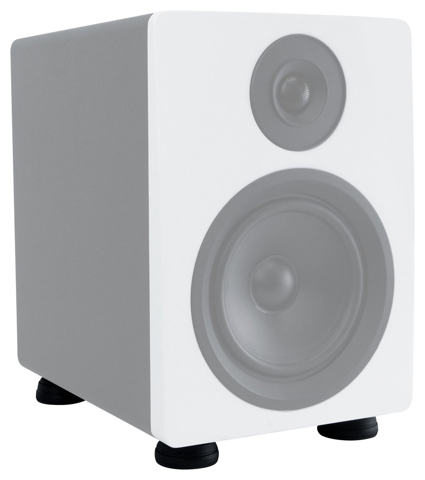 DPM6W White 2-Pack + ISOPAD Isolation Feet Bundle