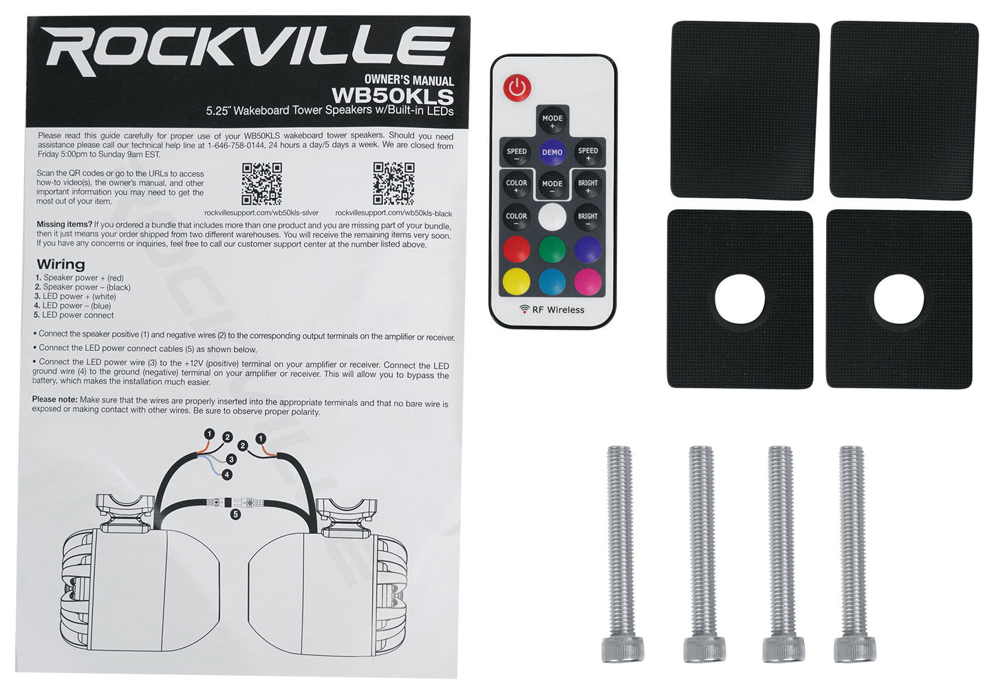 WB50KLS Silver + TPS-A500.2 Bluetooth Controller Bundle