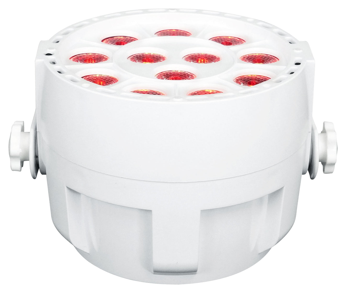 RockPAR TRI White 12-Pack + ROCKFORCE 384 Controller Bundle