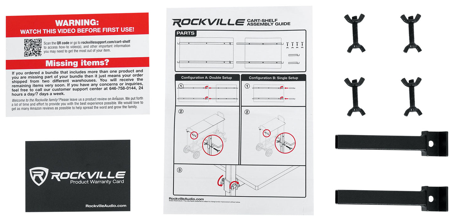 Rock Cart Pro + CART-SHELF Bundle