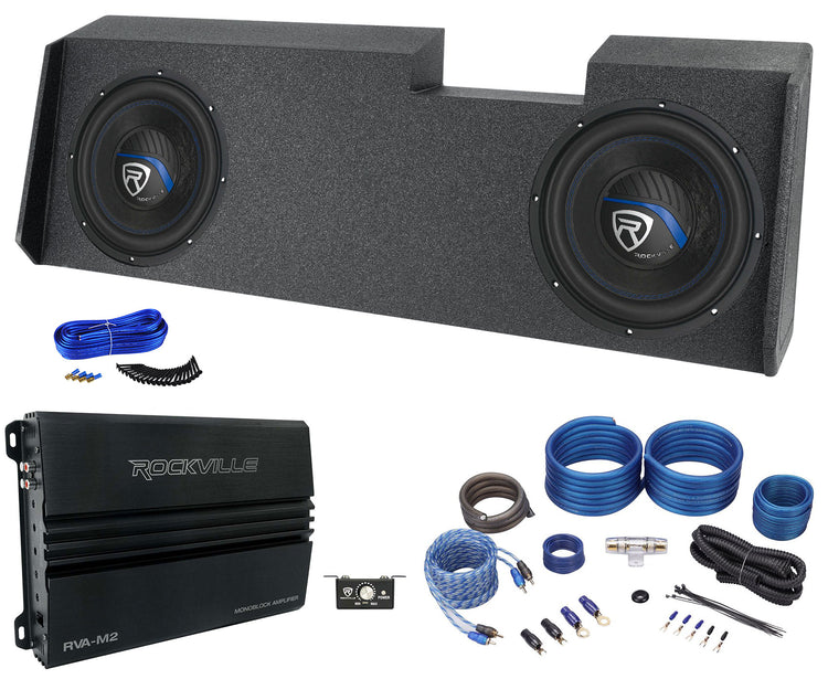 Rockville W10K5S2 2-Pack + RVA-M2 Bundle