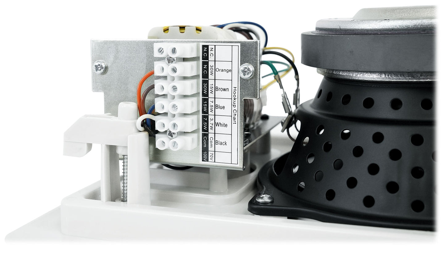 JBL Control 126WT 8-Pack + RCS350-6 Amplifier Bundle