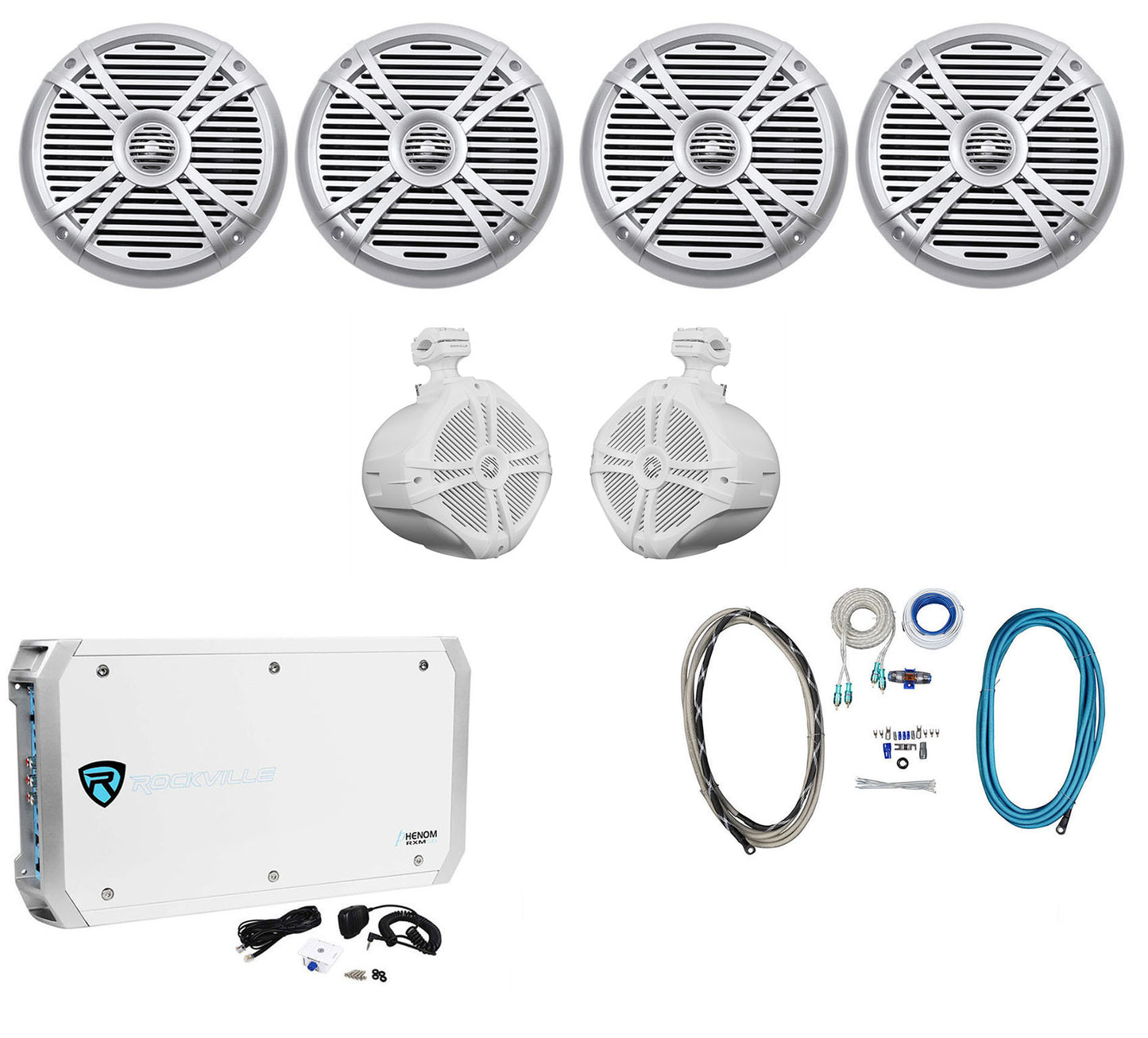 RMSTS80S Silver 4-Pack + RWB90W + RXM-S6 + RMWK4 Bundle